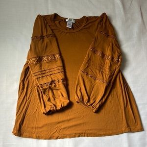 Linda Leal Burnt Orange Blouse